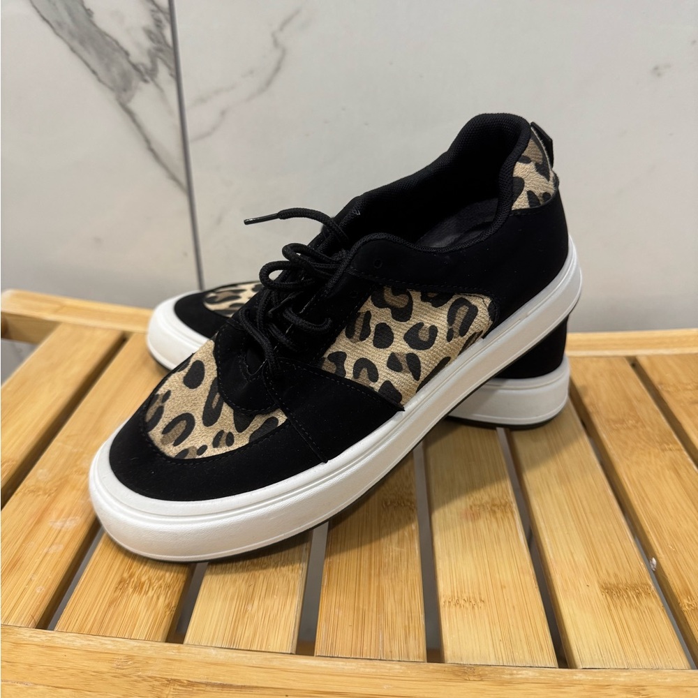 Leopard Print Women's Sneakers